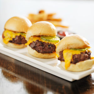 Chef Eric's Sizzling Beef Sliders with Cheddar Cheese